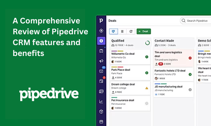 Pipedrive CRM features