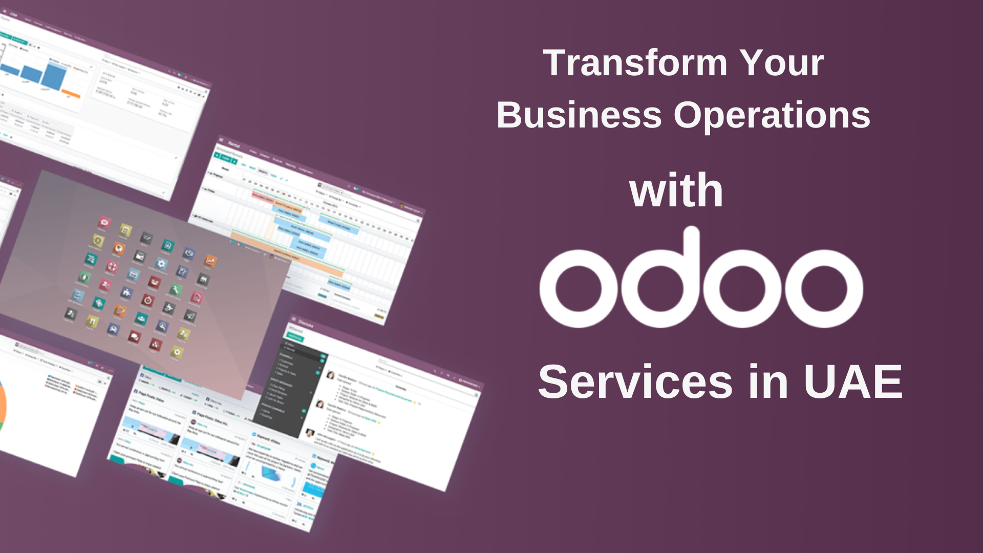 Business Operations with Odoo Services in UAE